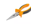Длинногубцы прямые, Comfort, 200 мм, шлифованные, двухкомпонентные рукоятки Sparta