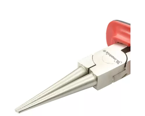 Круглогубцы Nickel, 160 мм, никелированные, двухкомпонентные рукоятки Matrix Круглогубцы Nickel, 160 мм, никелированные, двухкомпонентные рукоятки Matrix