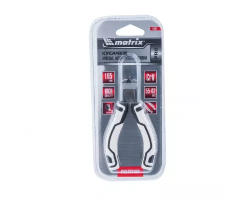 Кусачки торцевые Mini, 105 мм, авторазжим, Pro Matrix Кусачки торцевые Mini, 105 мм, авторазжим, Pro Matrix