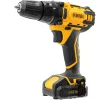 Дрель-шуруповерт аккумуляторная CDL-12-02BM, Li-Ion, 12 В, 2 акк.// Denzel