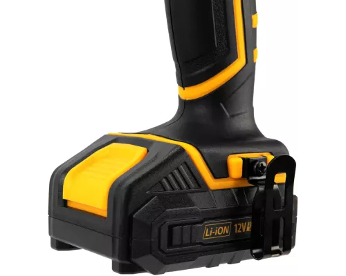 Дрель-шуруповерт аккумуляторная CDL-12-02BM, Li-Ion, 12 В, 2 акк.// Denzel