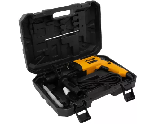 Перфоратор электрический RHH-600-22, SDS-plus, 600 Вт, 2,5 Дж, 2 реж.// Denzel Перфоратор электрический RHH-600-22, SDS-plus, 600 Вт, 2,5 Дж, 2 реж.// Denzel