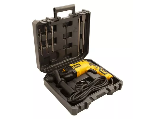 Перфоратор электрический RH-650-18, SDS-plus, 650 Вт, 2.0 Дж, 3 плюс 1 режим Denzel