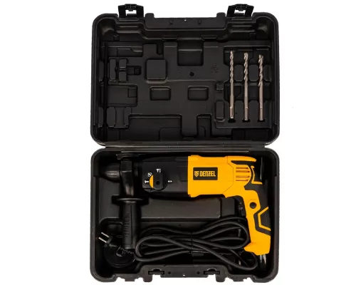 Перфоратор электрический RH-750-24, SDS-plus, 750 Вт, 2.5 Дж, 3 режима Denzel Перфоратор электрический RH-750-24, SDS-plus, 750 Вт, 2.5 Дж, 3 режима Denzel