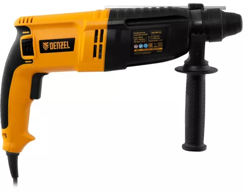 Перфоратор электрический RHH-800-26, SDS-plus, 800 Вт, 3 Дж, 3 плюс 1 реж.// Denzel Перфоратор электрический RHH-800-26, SDS-plus, 800 Вт, 3 Дж, 3 плюс 1 реж.// Denzel