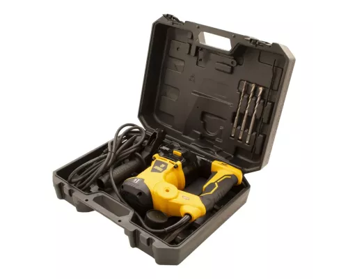 Перфоратор электрический RHV-1250-30, SDS-plus, 1250 Вт, 5 Дж, 3 плюс 1 режим Denzel Перфоратор электрический RHV-1250-30, SDS-plus, 1250 Вт, 5 Дж, 3 плюс 1 режим Denzel