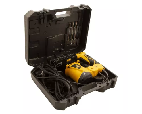 Перфоратор электрический RHV-1250-30, SDS-plus, 1250 Вт, 5 Дж, 3 плюс 1 режим Denzel Перфоратор электрический RHV-1250-30, SDS-plus, 1250 Вт, 5 Дж, 3 плюс 1 режим Denzel