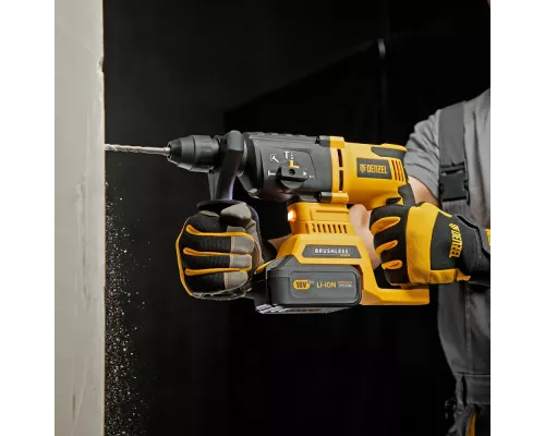 Перфоратор аккумуляторный BLRH-IB-26-0 Li-Ion, 18 В Denzel