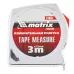 Рулетка Chrom,3 м x 13 мм,хромированный корпус Matrix