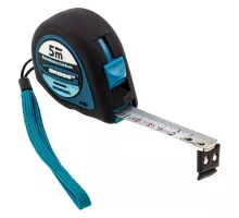 Рулетка "Ergonomisch",5 м x 19 мм,магнитный обрезиненный зацеп Gross