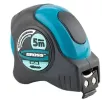 Рулетка "Schlagfest",5 м x 25 мм,магнитный обрезиненный зацеп,двусторонняя шкала,Нейлоновое покрытие,автоматическая фиксация Gross