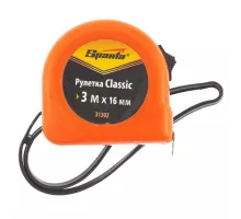 Рулетка Classic,3 м х 16 мм,пластиковый корпус Sparta