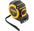 Рулетка 10м х 32мм, автоматич. фиксац., нейлон. покрытие, магнит. зацеп, двухстор. разметка// Denzel