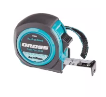 Рулетка Komfortabel 3 м х 19 мм,обрезиненный корпус Gross