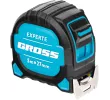 Рулетка Experte,5 м x 27 мм,двухкомпонентный корпус,магнит,двухсторонняя разметка,нейлон Gross