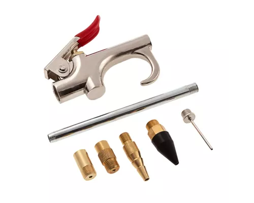 Набор продувочный пистолет, пневмат. в комплекте с насадками, 6 шт Matrix