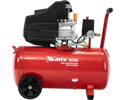 Компрессор воздушный DC1500L/50, 1,5 кВт, 50 л, 210 л/мин MTX Компрессор воздушный DC1500L/50, 1,5 кВт, 50 л, 210 л/мин MTX