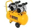 Компрессор безмасляный, малошумный DLS 1500/50, 1500 ВТ, 2x750, 50 л, 260 л/мин// Denzel