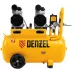 Компрессор безмасляный, малошумный DLS 1500/50, 1500 ВТ, 2x750, 50 л, 260 л/мин// Denzel