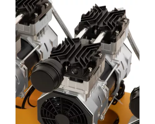 Компрессор безмасляный, малошумный DLS 2250/100, 2250 Вт, 3x750, 100 л, 410 л/мин блок управления/ Denzel Компрессор безмасляный, малошумный DLS 2250/100, 2250 Вт, 3x750, 100 л, 410 л/мин блок управления/ Denzel