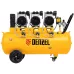 Компрессор безмасляный, малошумный DLS 3300/100, 3300 Вт,3x1100, 100 л, 570 л/мин ,блок управления// Denzel