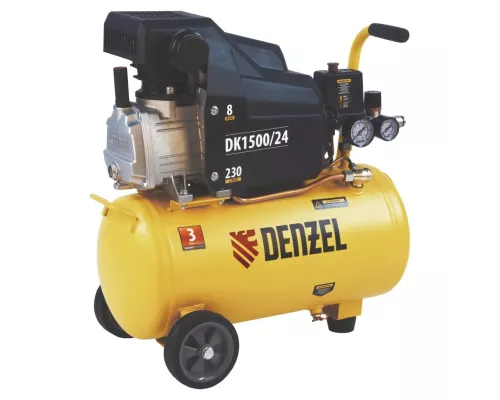 Компрессор воздушный DK1500/24, Х-PRO 1.5 кВт, 230 л/мин, 24 л Denzel Компрессор воздушный DK1500/24, Х-PRO 1.5 кВт, 230 л/мин, 24 л Denzel