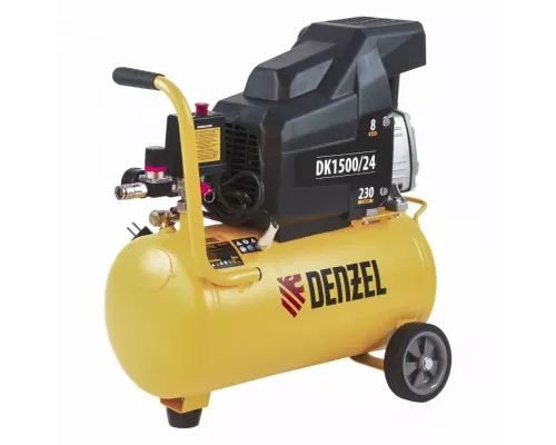 Компрессор воздушный DK1500/24, Х-PRO 1.5 кВт, 230 л/мин, 24 л Denzel Компрессор воздушный DK1500/24, Х-PRO 1.5 кВт, 230 л/мин, 24 л Denzel