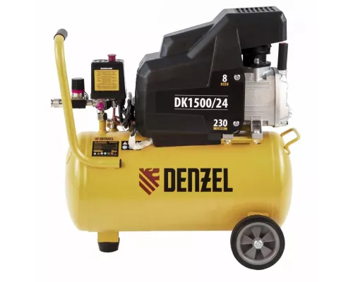 Компрессор воздушный DK1500/24, Х-PRO 1.5 кВт, 230 л/мин, 24 л Denzel Компрессор воздушный DK1500/24, Х-PRO 1.5 кВт, 230 л/мин, 24 л Denzel