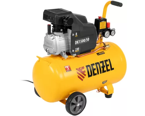 Компрессор воздушный DK1500/50, Х-PRO 1.5 кВт, 230 л/мин, 50 л Denzel