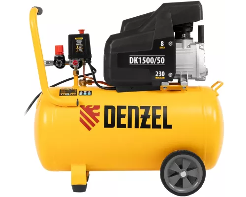 Компрессор воздушный DK1500/50, Х-PRO 1.5 кВт, 230 л/мин, 50 л Denzel
