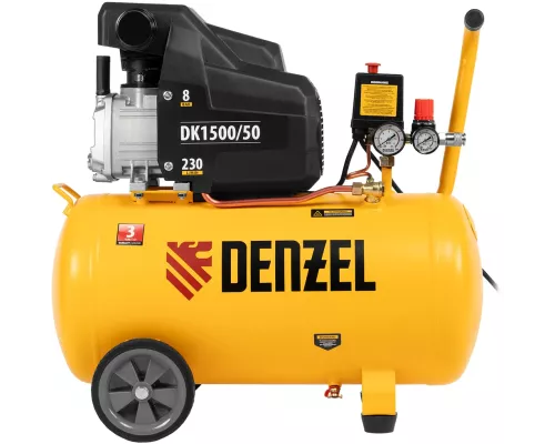 Компрессор воздушный DK1500/50, Х-PRO 1.5 кВт, 230 л/мин, 50 л Denzel