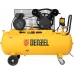 Компрессор воздушный BCV2200/100, ременный привод, 2.2 кВт, 100 литров, 370 л/мин Denzel
