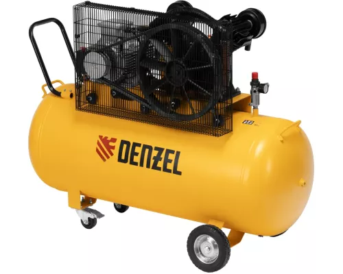 Компрессор воздушный рем. привод BCV 5500-T/270, 5,5 кВт, 270 литров, 850 л/мин Denzel Компрессор воздушный рем. привод BCV 5500-T/270, 5,5 кВт, 270 литров, 850 л/мин Denzel