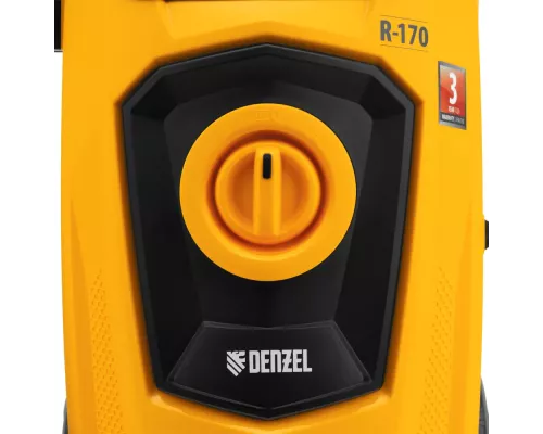 Моечная машина высокого давления R-170, 2000 Вт, 170 бар, 360 л/ч, колесная// Denzel