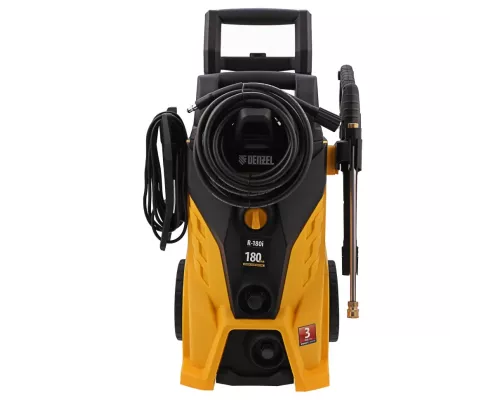 Моечная машина высокого давления R-180i, 2400 Вт, 180 бар, 7.5 л/мин, асинхронный двигатель Denzel