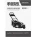 Бензиновая газонокосилка GLT-460SP-T, Trike 149 см3, 46 см, привод, панель, 60л Denzel