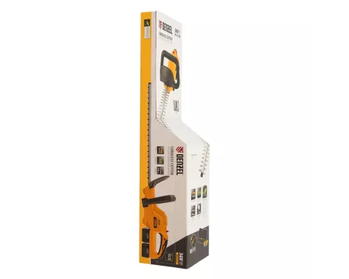 Кусторез аккумуляторный RBC510-36, Li-ion, 36 В, 4 Ач, нож 510 мм, поворотная ручка Denzel Кусторез аккумуляторный RBC510-36, Li-ion, 36 В, 4 Ач, нож 510 мм, поворотная ручка Denzel