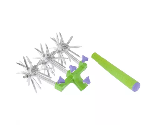 Культиватор садовый, 3 пары колес, рукоятка с 1 парой колес 65 х 205 мм, Palisad