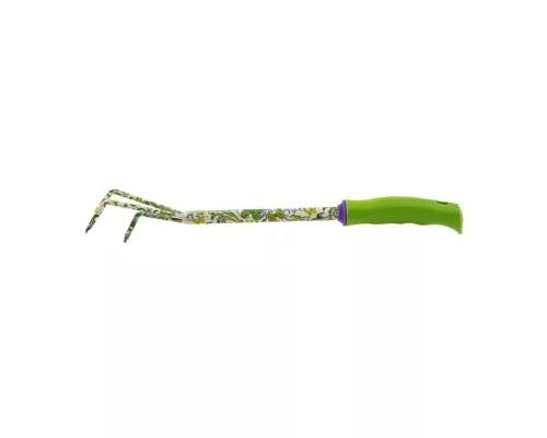 Рыхлитель 3 - зубый, 60 х 415 мм, стальной, пластиковая рукоятка, Flower Green, Palisad