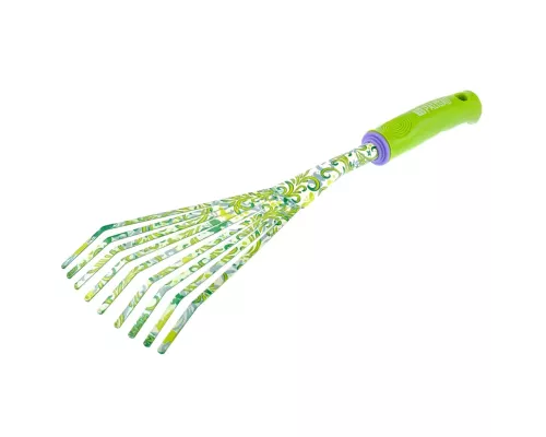 Грабли веерные 9 - зубые, 130 х 415 мм, стальные, пластиковая рукоятка, Flower Green, Palisad Грабли веерные 9 - зубые, 130 х 415 мм, стальные, пластиковая рукоятка, Flower Green, Palisad