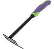 Грабли 6-зубые, 110х300 мм, стальные, обрезиненная эргономичная рукоятка, LSR1, Palisad