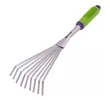 Грабли веерные 9 - зубые, 130 х 420 мм, стальные, пластиковая рукоятка, Connect, Palisad