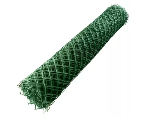 Решетка заборная в рулоне, 1.8 х 25 м, ячейка 90 х 100 мм, пластиковая, зеленая, Россия