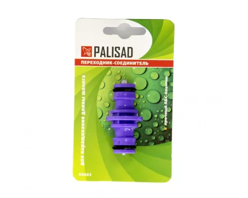 Переходник-Соединитель пластмассовый, штуцерный Palisad Переходник-Соединитель пластмассовый, штуцерный Palisad