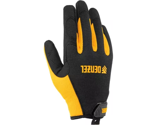 Перчатки универсальные на липучке, размер 9// Denzel