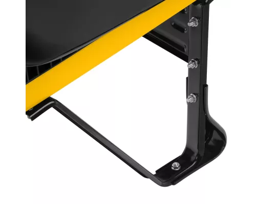 Тачка строительная, усиленная, объем 140 л, 250 кг, двухколесная, колесо 15х6.00-6// Denzel