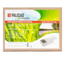 Коптильня двухъярусная 420 х 270 х 175, 0.5 мм Россия Camping Palisad
