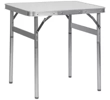 Стол складной алюминиевый, столешница МДФ, 600 х 450 х 250/590 Camping Palisad