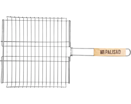 Решетка-гриль 340х340х60 мм, объемная, нержавеющая сталь, Camping// Palisad Решетка-гриль 340х340х60 мм, объемная, нержавеющая сталь, Camping// Palisad