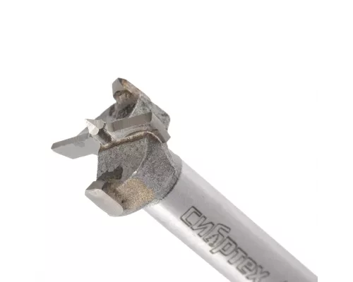 Сверло Форстнера по дереву, 19 мм, цилиндрический хвостовик Сибртех